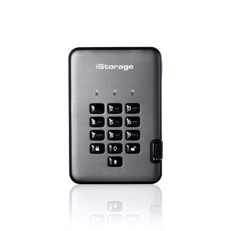 iStorage  DiskAshur PRO2 disco rigido esterno 5 TB USB tipo A 3.2 Gen 1 (3.1 Gen 1) Nero 