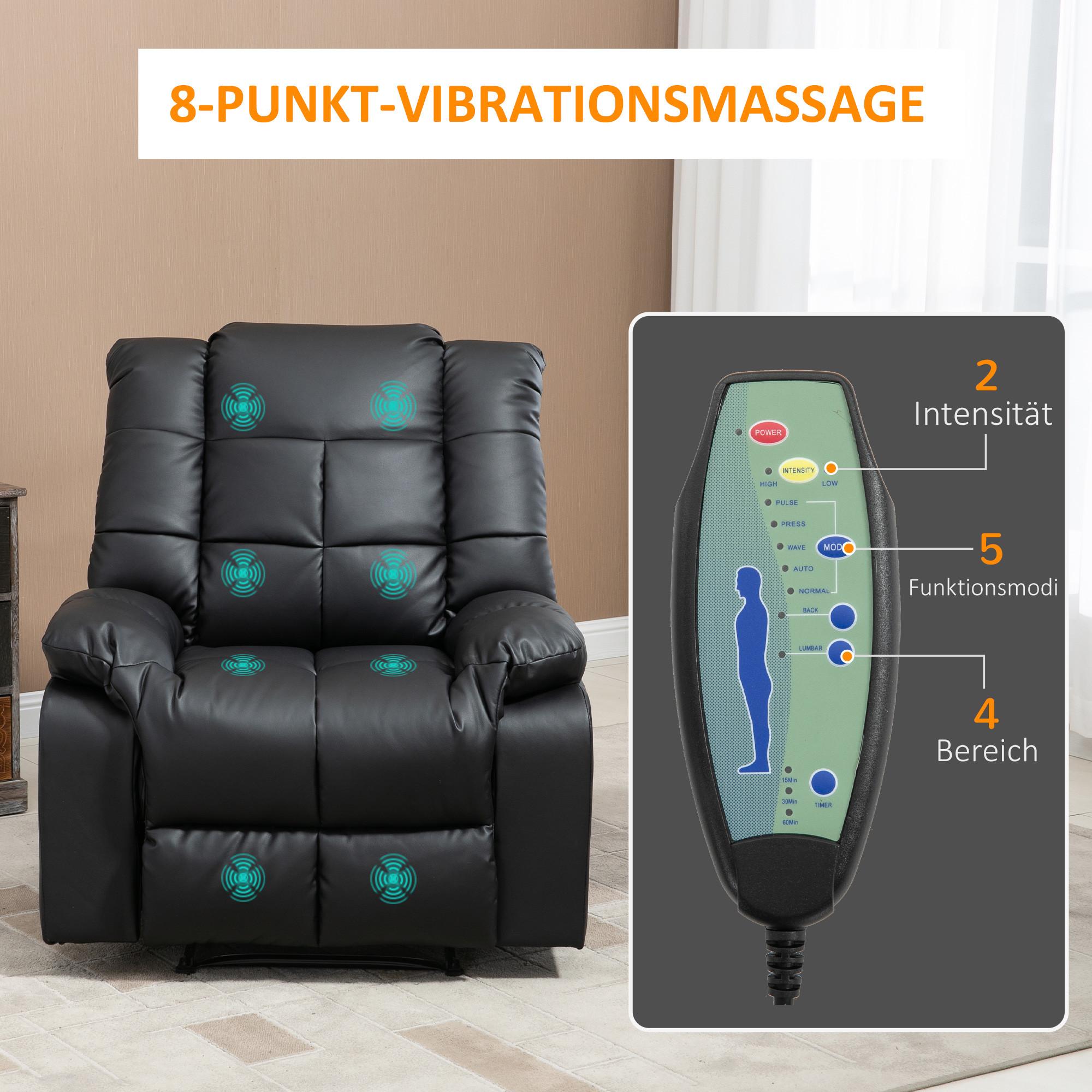 HOMCOM  Chaise de massage 