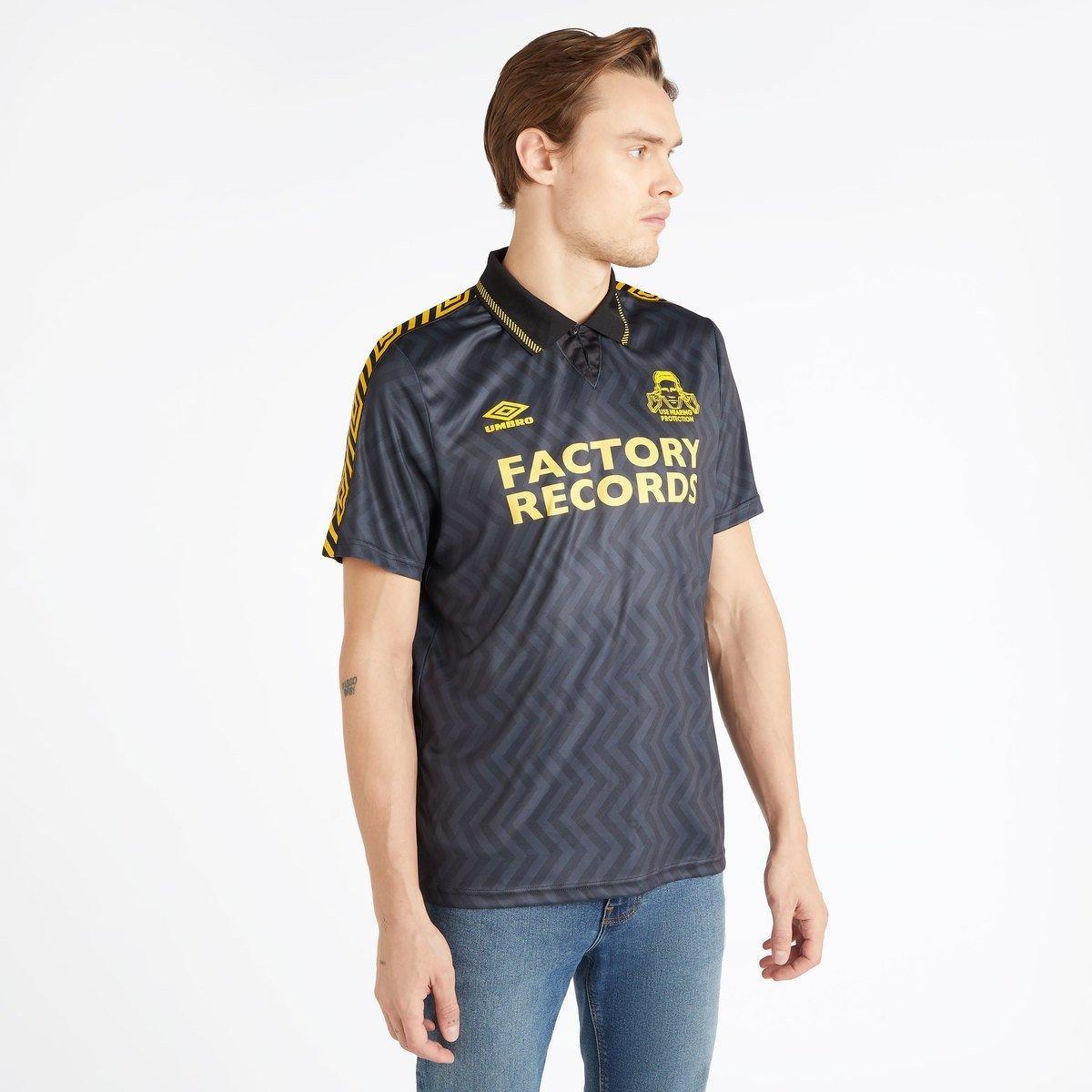 Image of Factory Records Auswärtstrikot Herren Schwarz XL