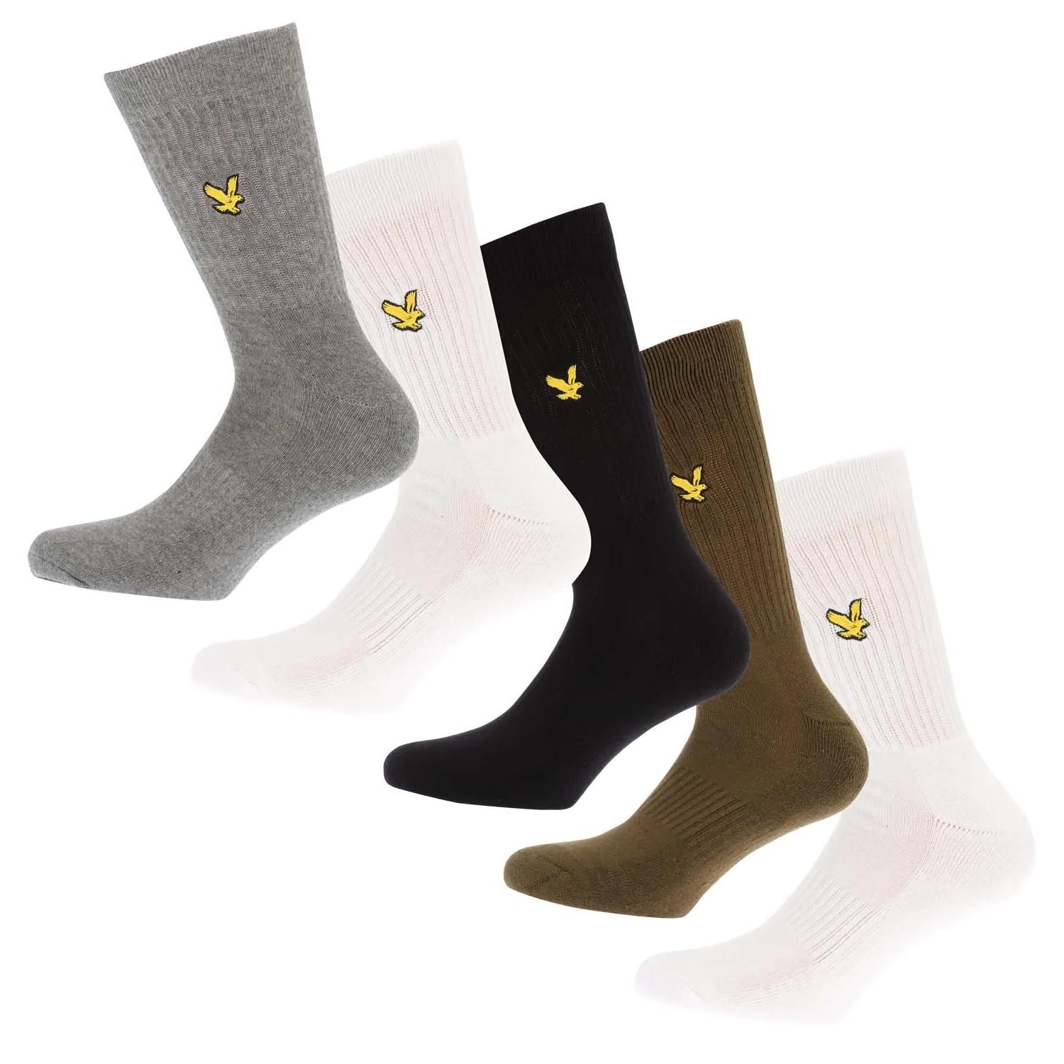 LYLE & SCOTT Chaussettes de sport Lot de 5  