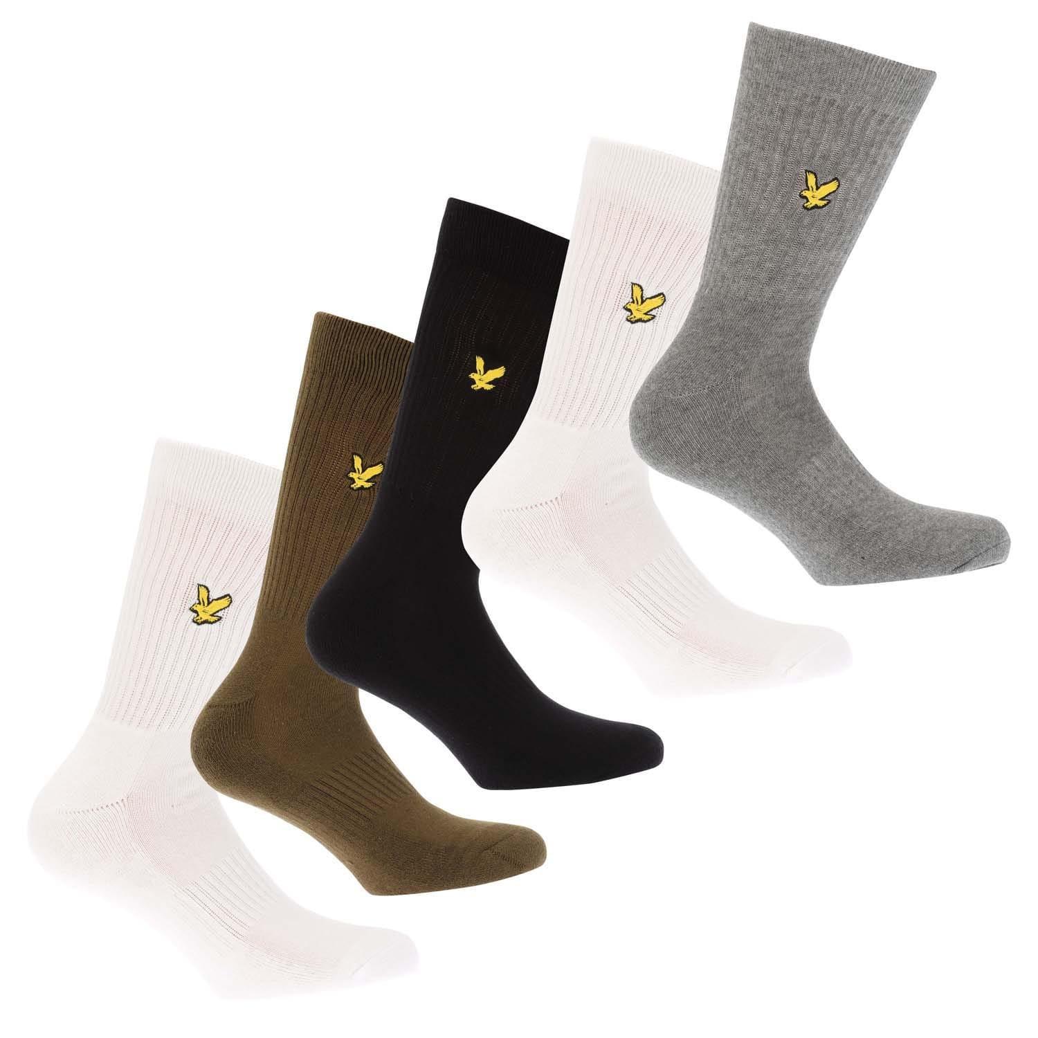 LYLE & SCOTT Chaussettes de sport Lot de 5  