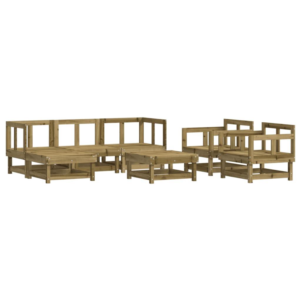 VidaXL set mobili da giardino Legno di pino impregnato  