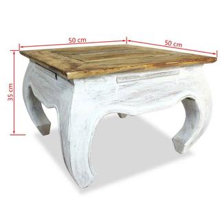 VidaXL Table d'appoint bois  