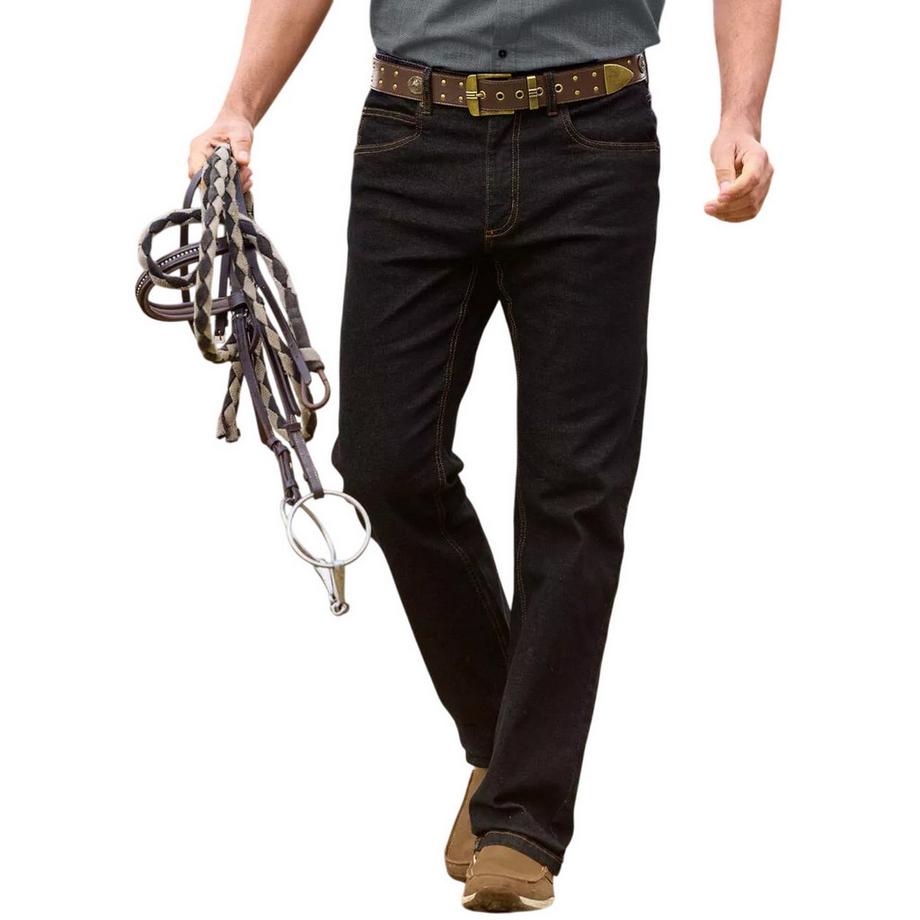 Atlas For Men Jeans droites avec taille élastiquée  
