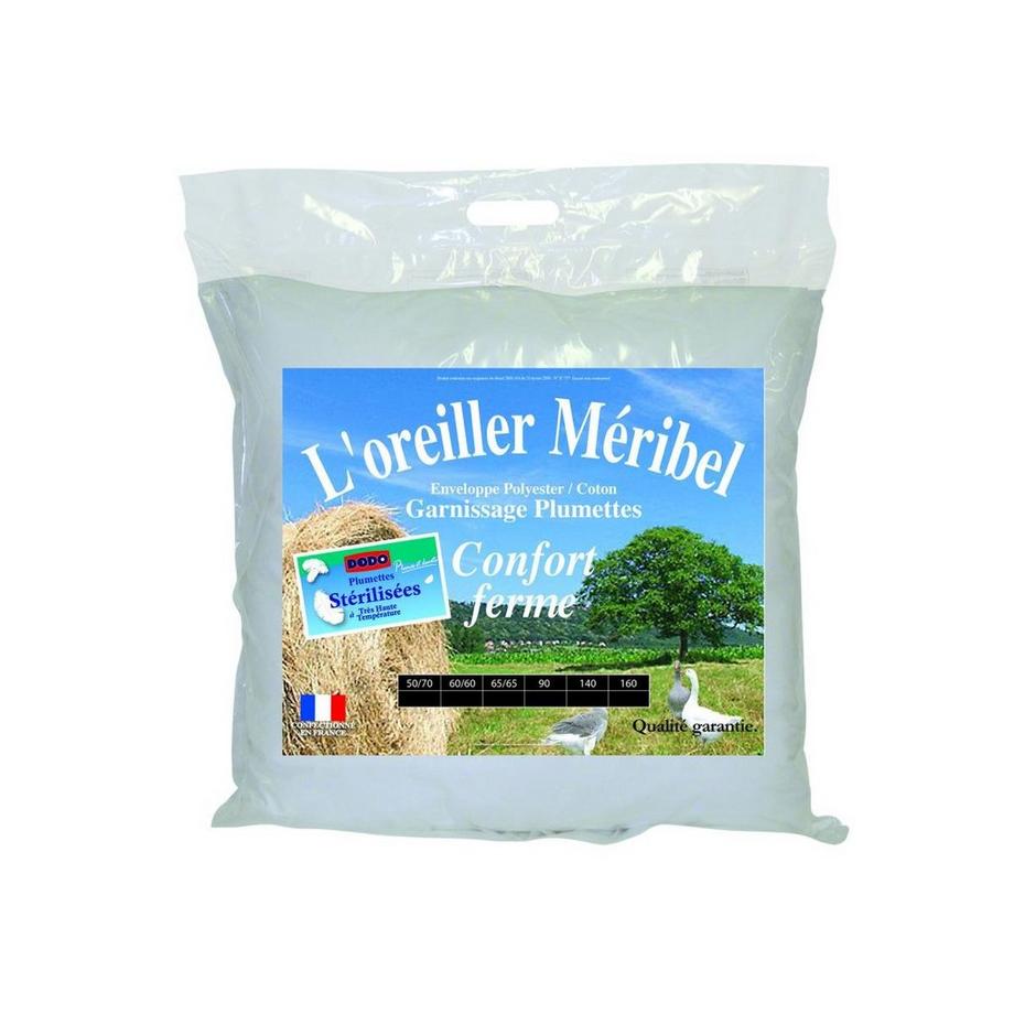 DODO Meribel Lot de 2 oreillers 60 x 60 cm Noyau à ressorts  