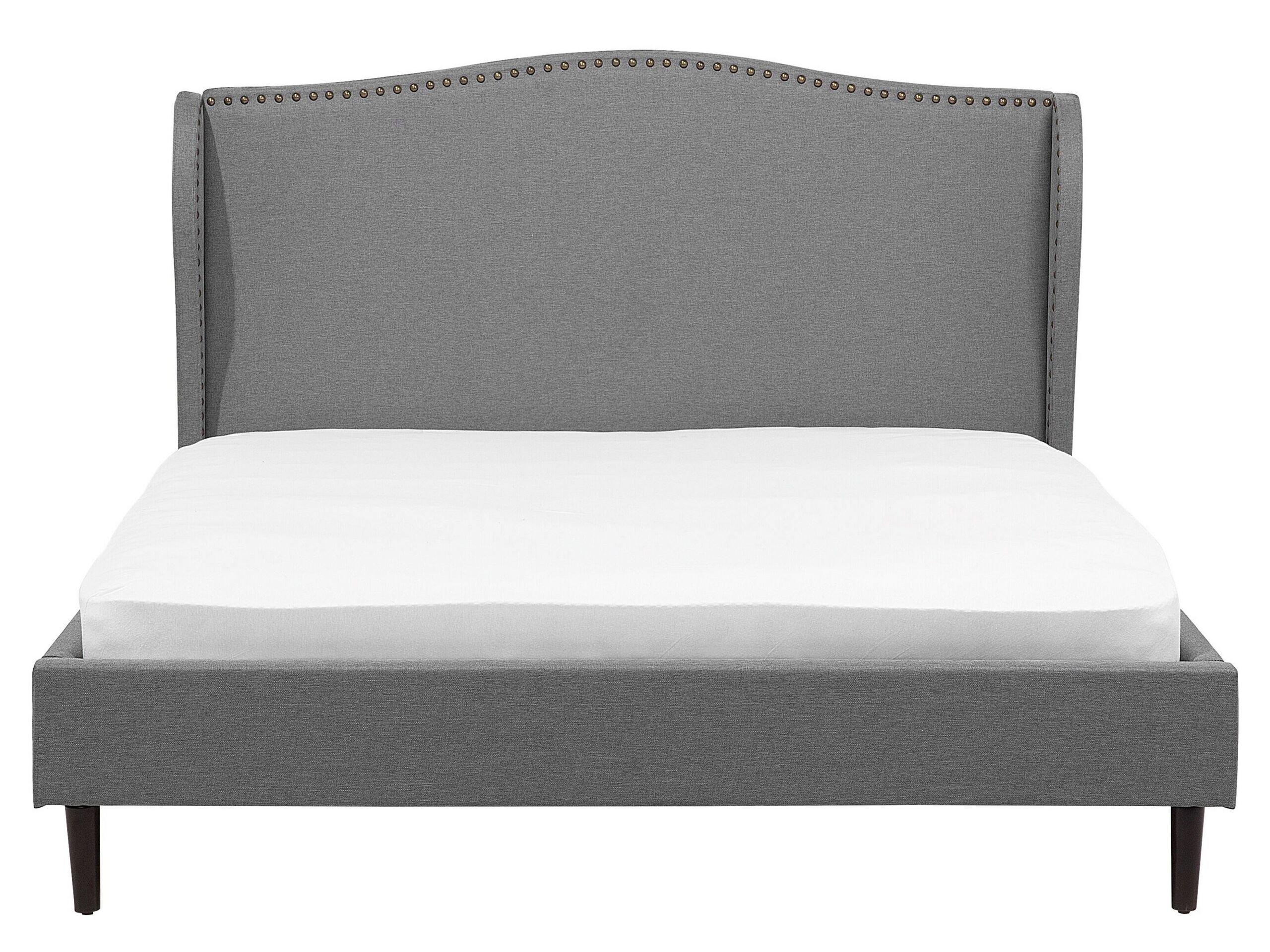 Beliani Bett mit Lattenrost aus Polyester Retro COLMAR  