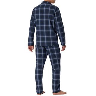 Schiesser Warming Nightwear Web Organic Cotton Schlafanzug  