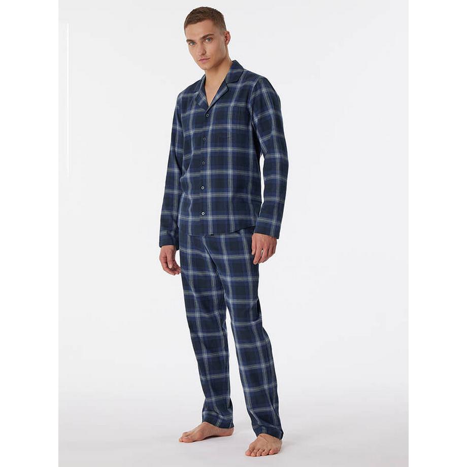 Schiesser Warming Nightwear Web Organic Cotton Pigiama  