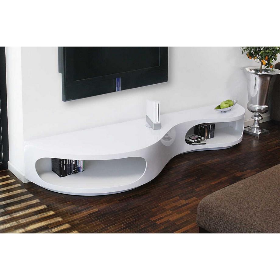 mutoni Buffet bas 200x50x30cm blanc  