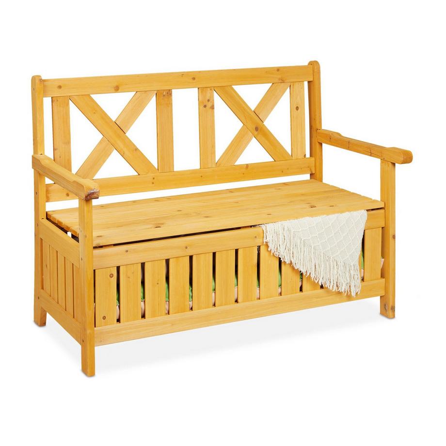 Gartenbank mit Stauraum