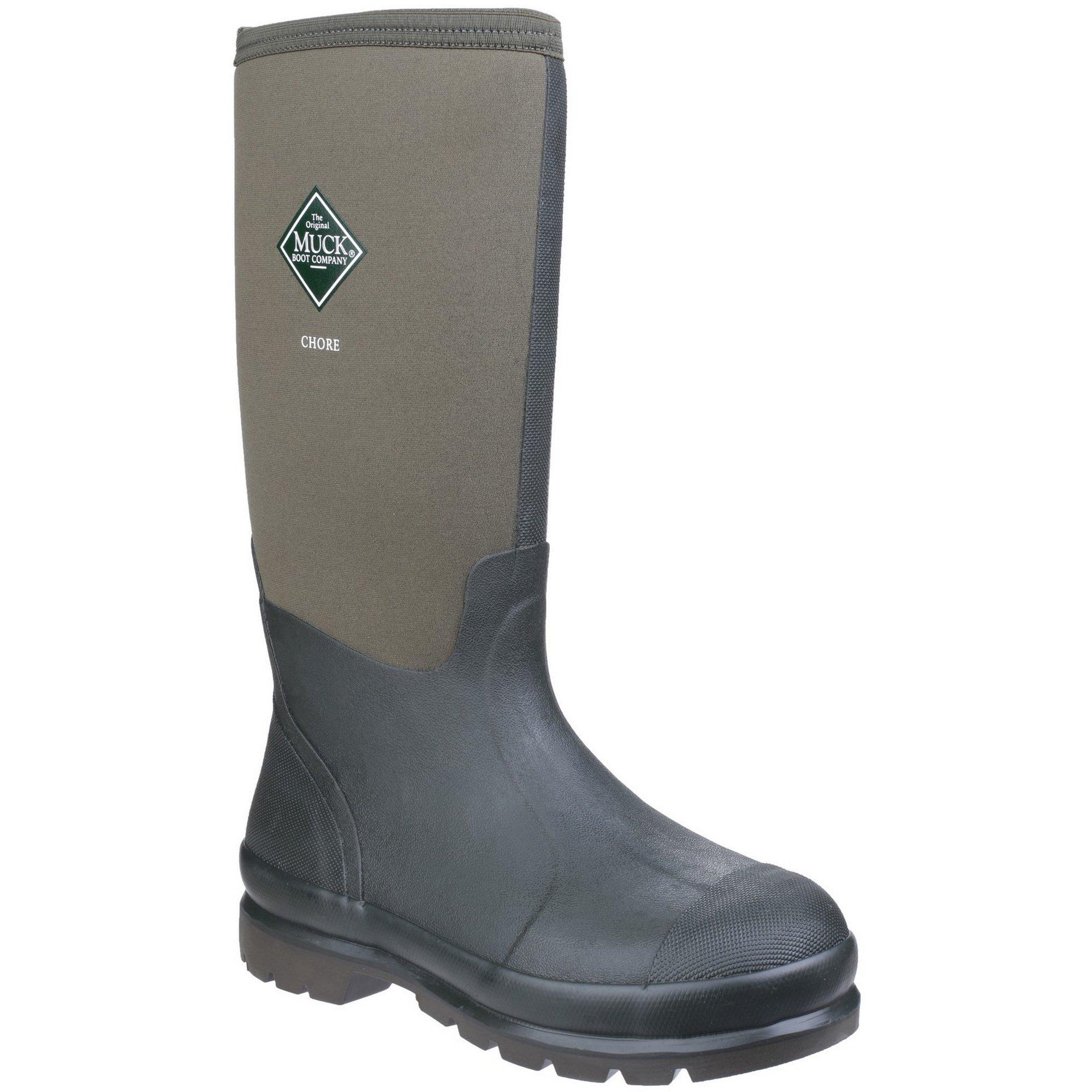 Image of Chore Classic Hi Patterned Gummistiefel Damen Dunkelgrün 41