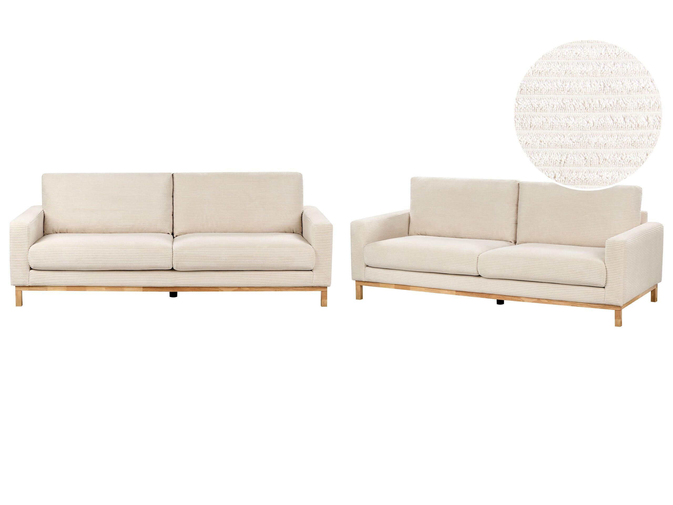 Image of Wohnzimmer Set aus Cord Modern SIGGARD Wohnzimmer Set aus Cord Modern SIGGARD