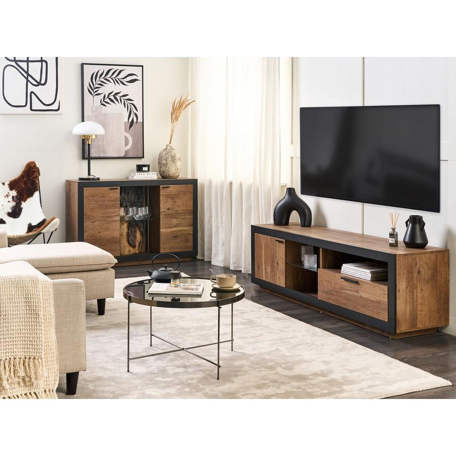 Beliani TV-Möbel aus MDF-Platte Boho MARANA  