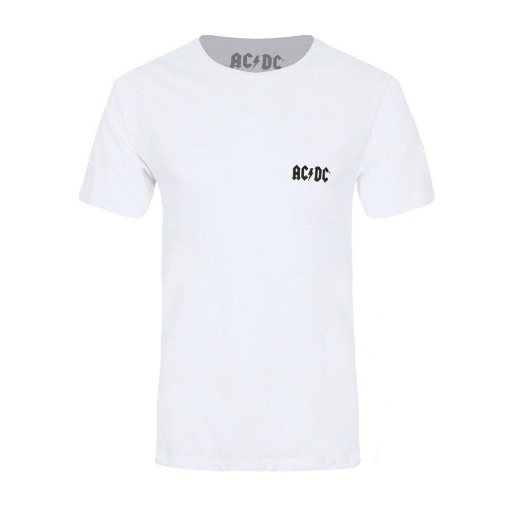 Image of Acdc About To Rock Tshirt Damen Weiss S