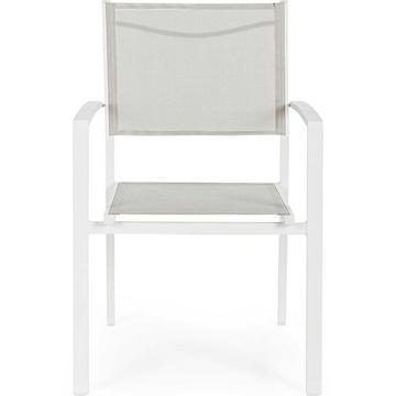 Fauteuil de jardin Hilde blanc Cloud