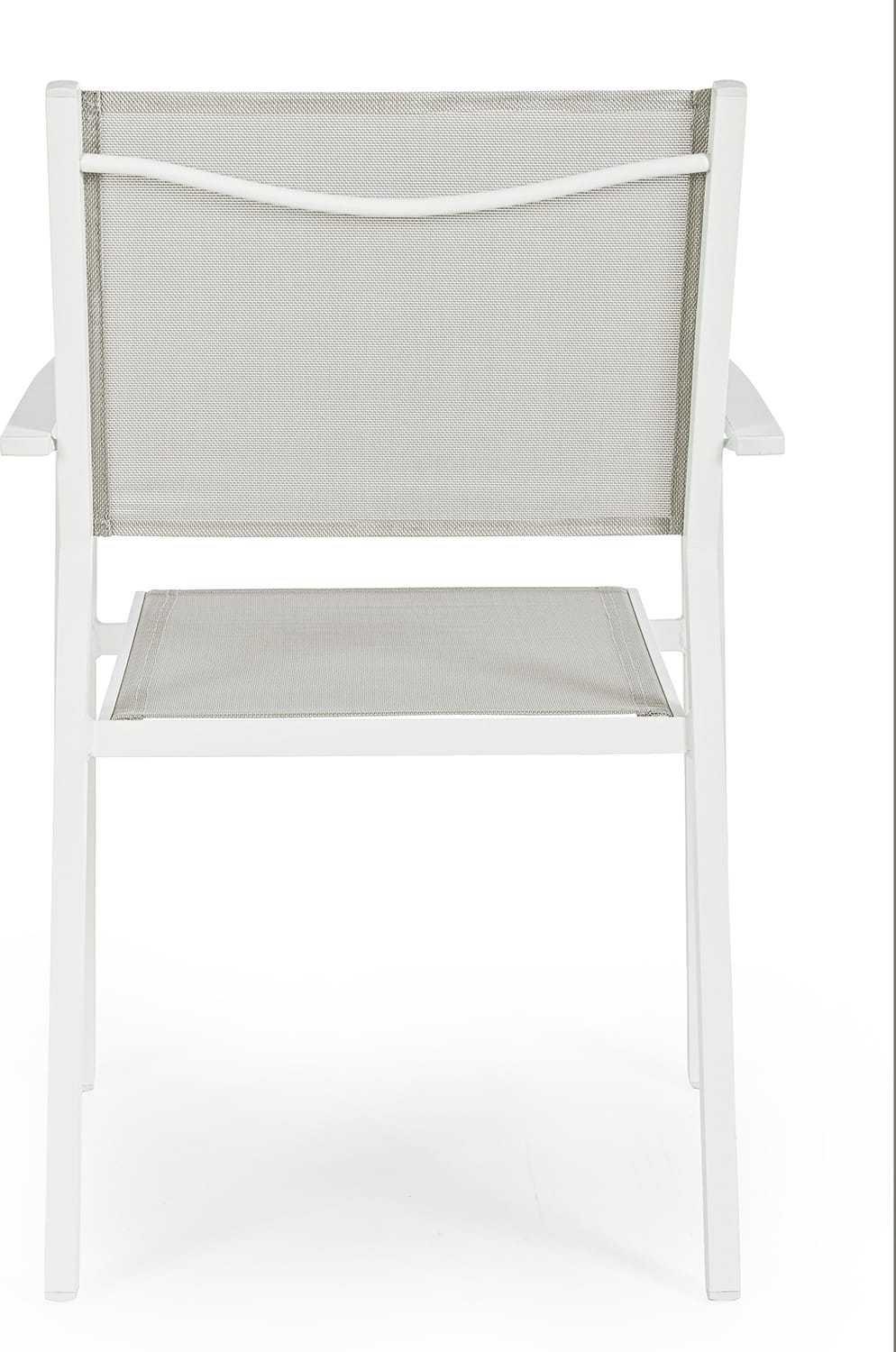 mutoni Fauteuil de jardin Hilde blanc Cloud  