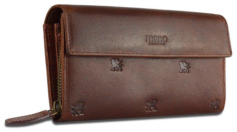 Image of Langbörse, Mittelbraun Herren ONE SIZE