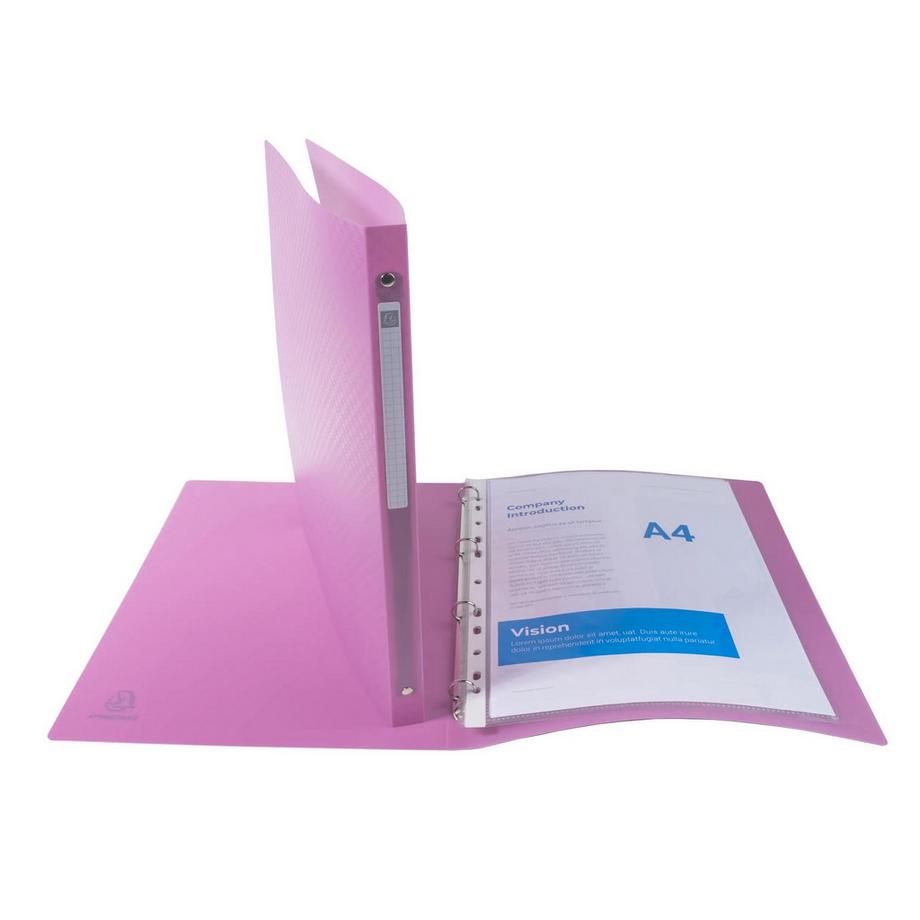 Exacompta Raccoglitore polipropilene riciclato Forever Young - 4 anelli 15mm - A4 - x 20  