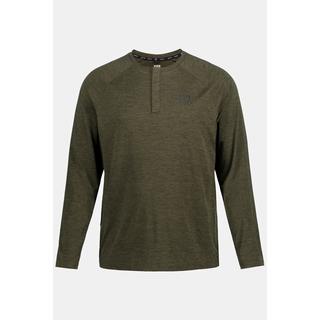 JP1880  Henley technique JAY-PI, collection Fitness - technologies QuickDry (séchage rapide) et FLEXNAMIC®, manches longues et patte de boutonnage 