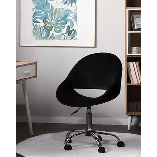 Beliani Chaise de bureau en Velours Moderne SELMA  