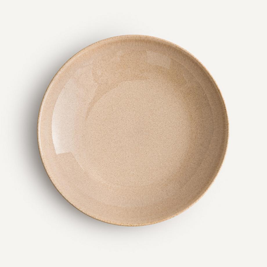 Set aus 4 Pastatellern aus emailliertem Steinzeug