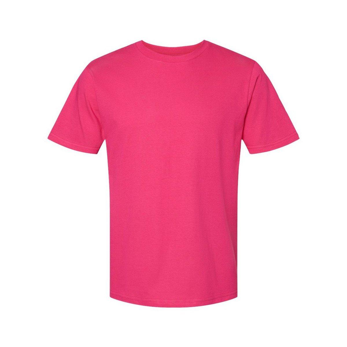 Image of Softstyle Tshirt Mittelschwer Herren Dunkelrosa XL