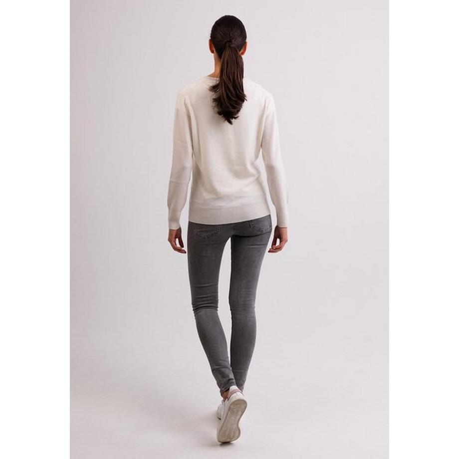 CASH-MERE.CH Kaschmir Rundhals Cardigan  