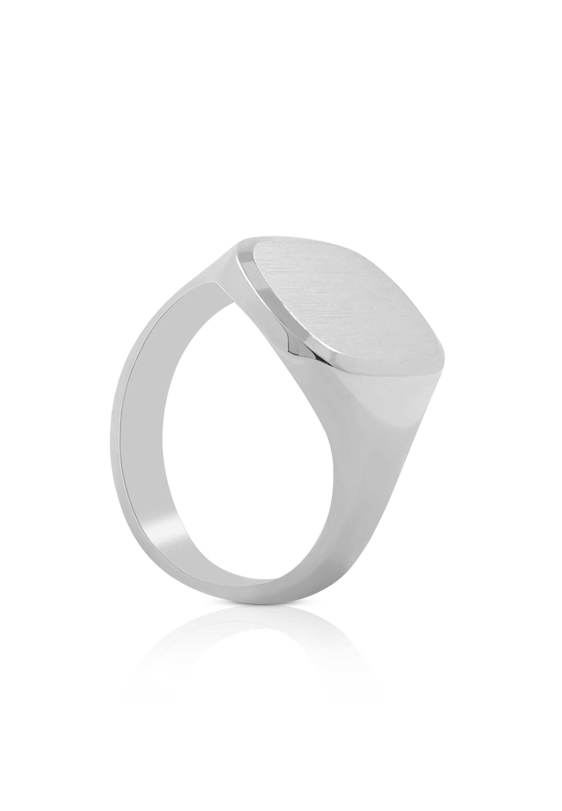 Image of Plattenring Silber 925 Damen Silber 59