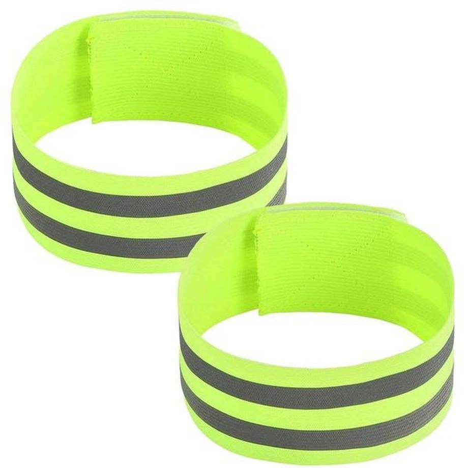 eStore  2x elastische reflektierende Bänder – Gelb 
