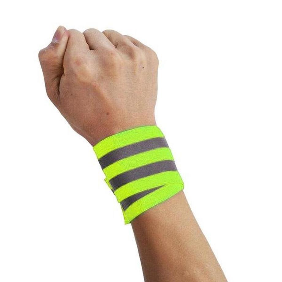 eStore  2x elastische reflektierende Bänder – Gelb 