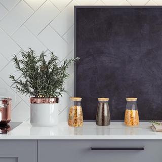 B2X Barattoli con coperchio in set da 3  