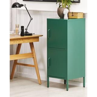 Beliani Armadietto da ufficio en Acciaio Moderno HURON  