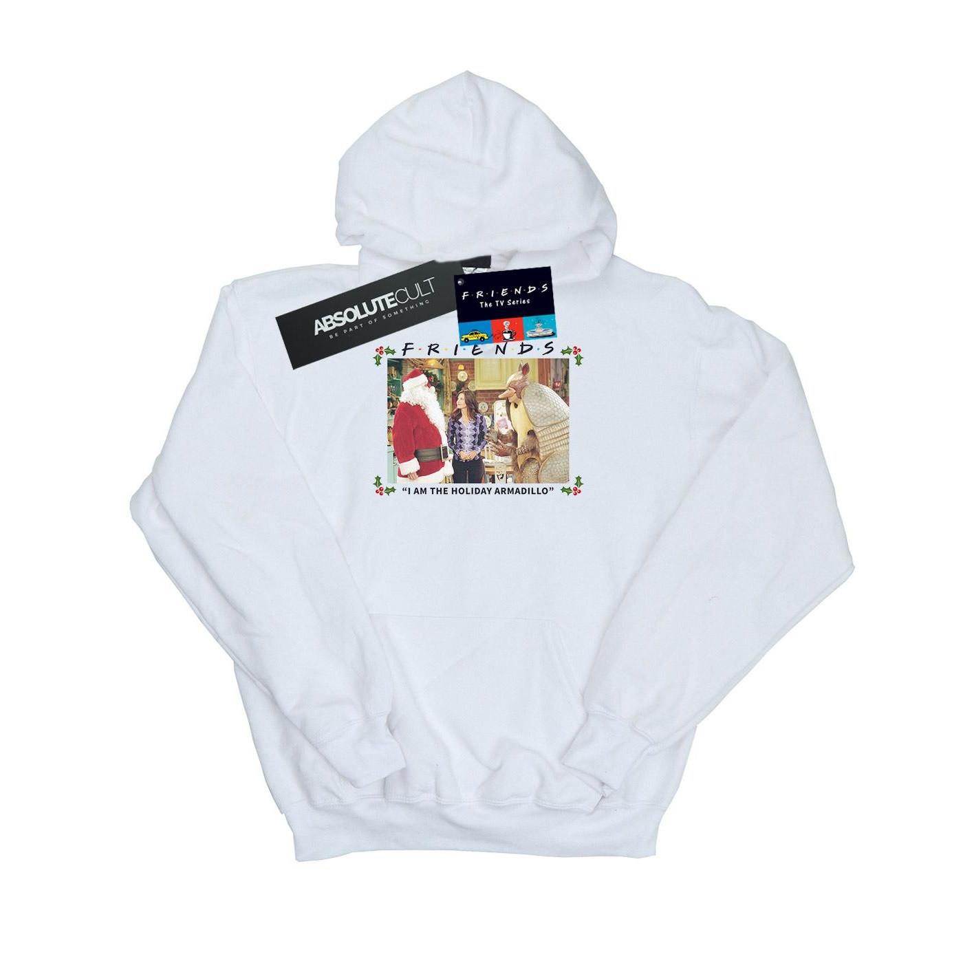 Image of I Am The Holiday Armadillo Kapuzenpullover Herren Weiss 4XL