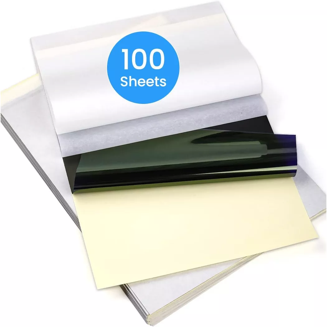 Phomemo - Tattoo-Transferpapier für M08F/TP81/TP83/TP87 Tattoo-Drucker, One Size, Weiss