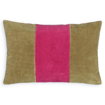 Housse de coussin velours rectangulaire