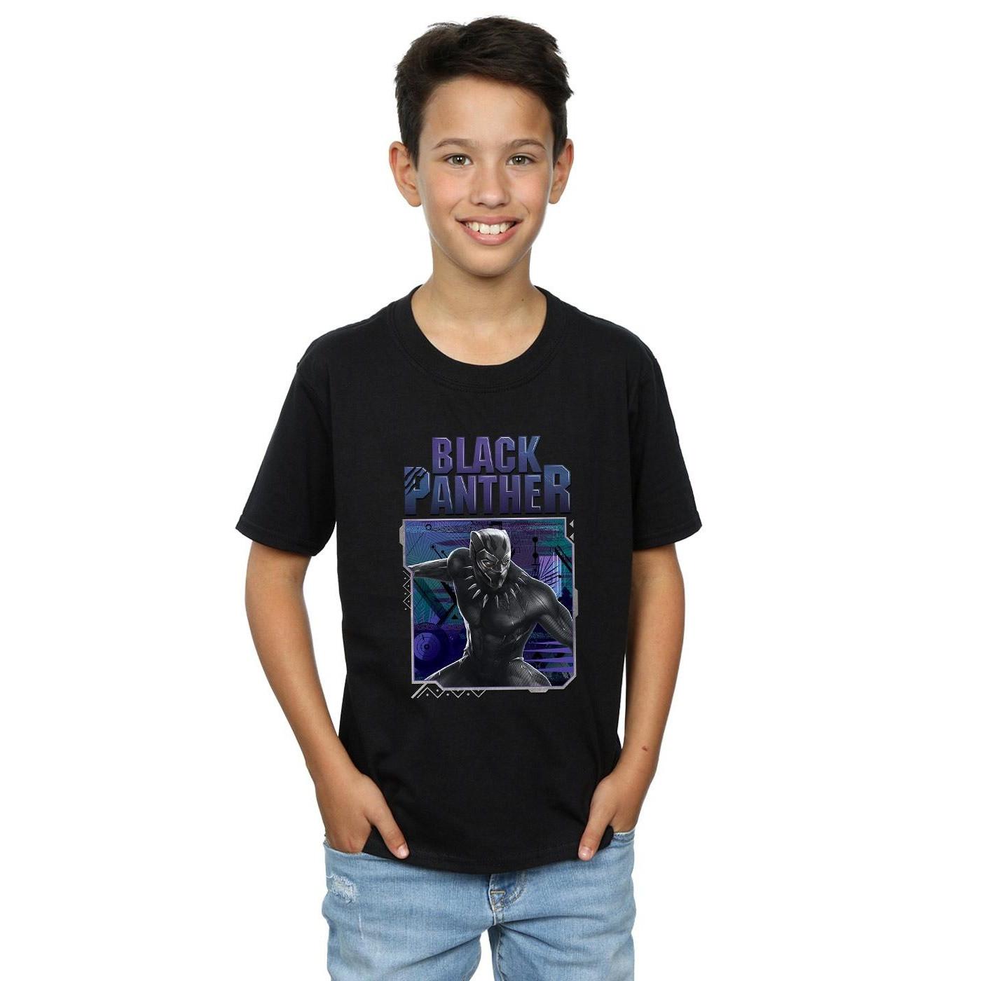 Black Panther  Tech Badge TShirt 