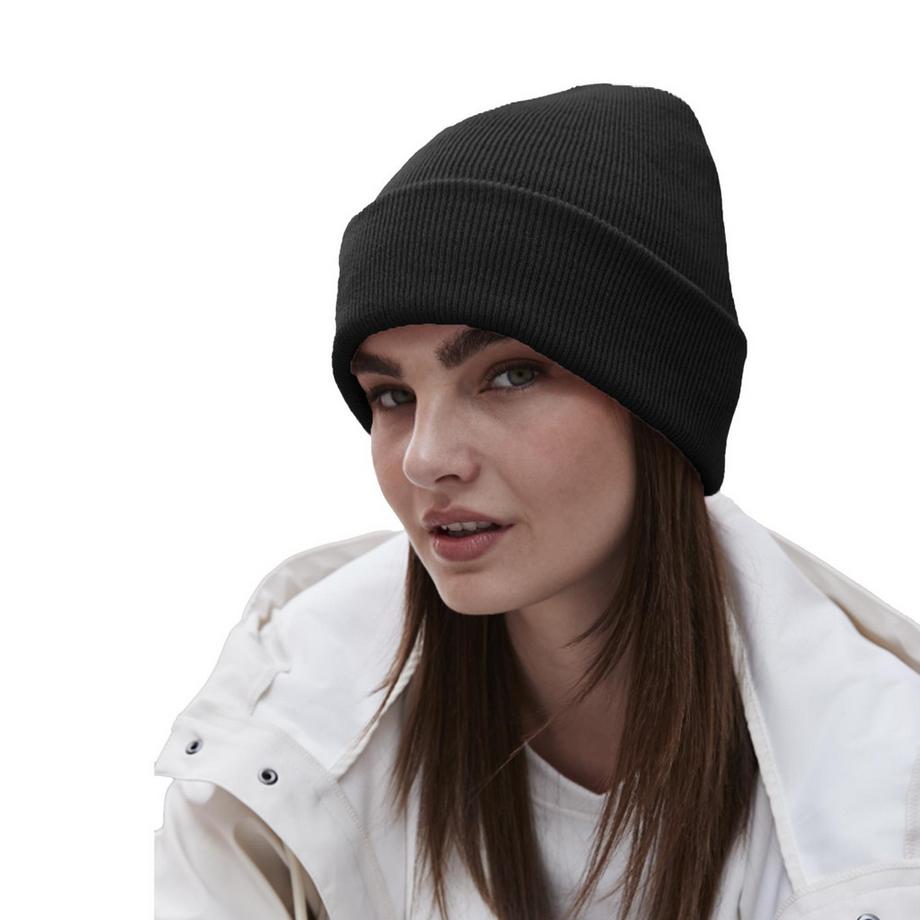 Beechfield Bonnet Tricoté Adulte avec Revers  