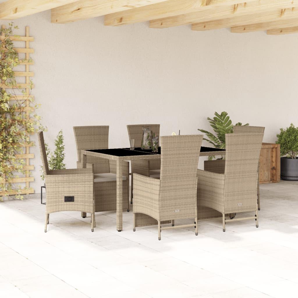 VidaXL Garten essgruppe poly-rattan  