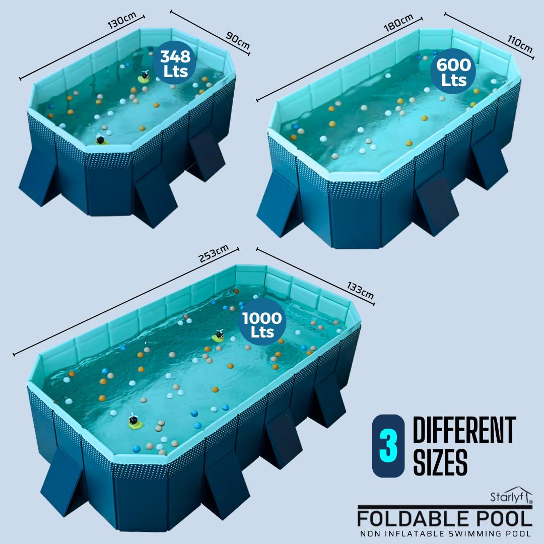 STARLYF  Foldable Pool Medium - Faltbarer Pool ohne Montage 