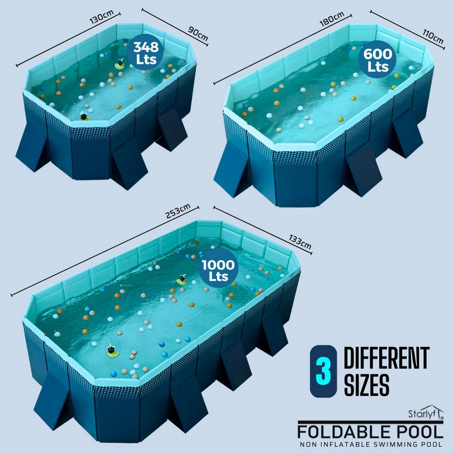 STARLYF  Foldable Pool Medium - Piscina pieghevole senza montaggio 