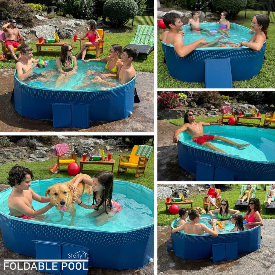 STARLYF  Foldable Pool Medium - Piscina pieghevole senza montaggio 