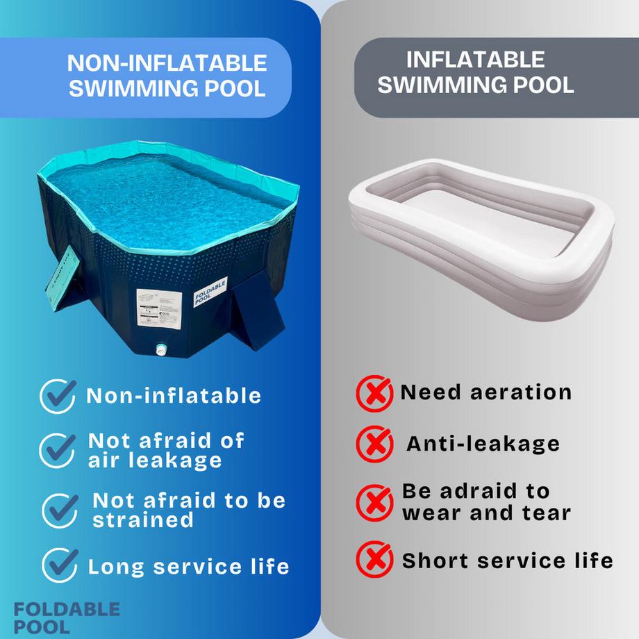 STARLYF  Foldable Pool Medium - Piscina pieghevole senza montaggio 