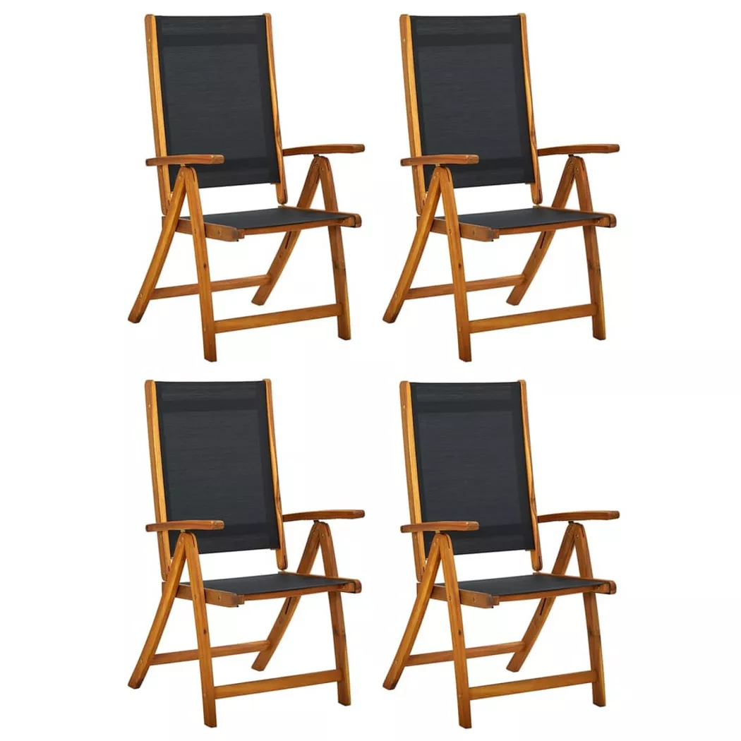 VidaXL - Chaise de jardin bois d'acacia, One Size, Marron