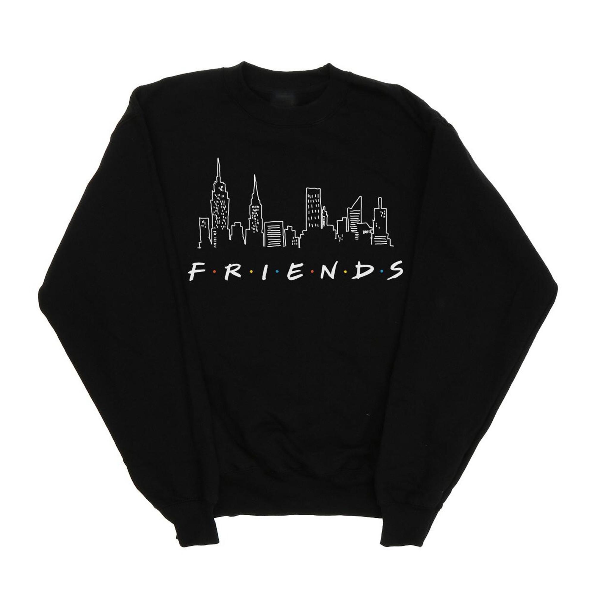Image of Skyline Logo Sweatshirt Mädchen Schwarz 128