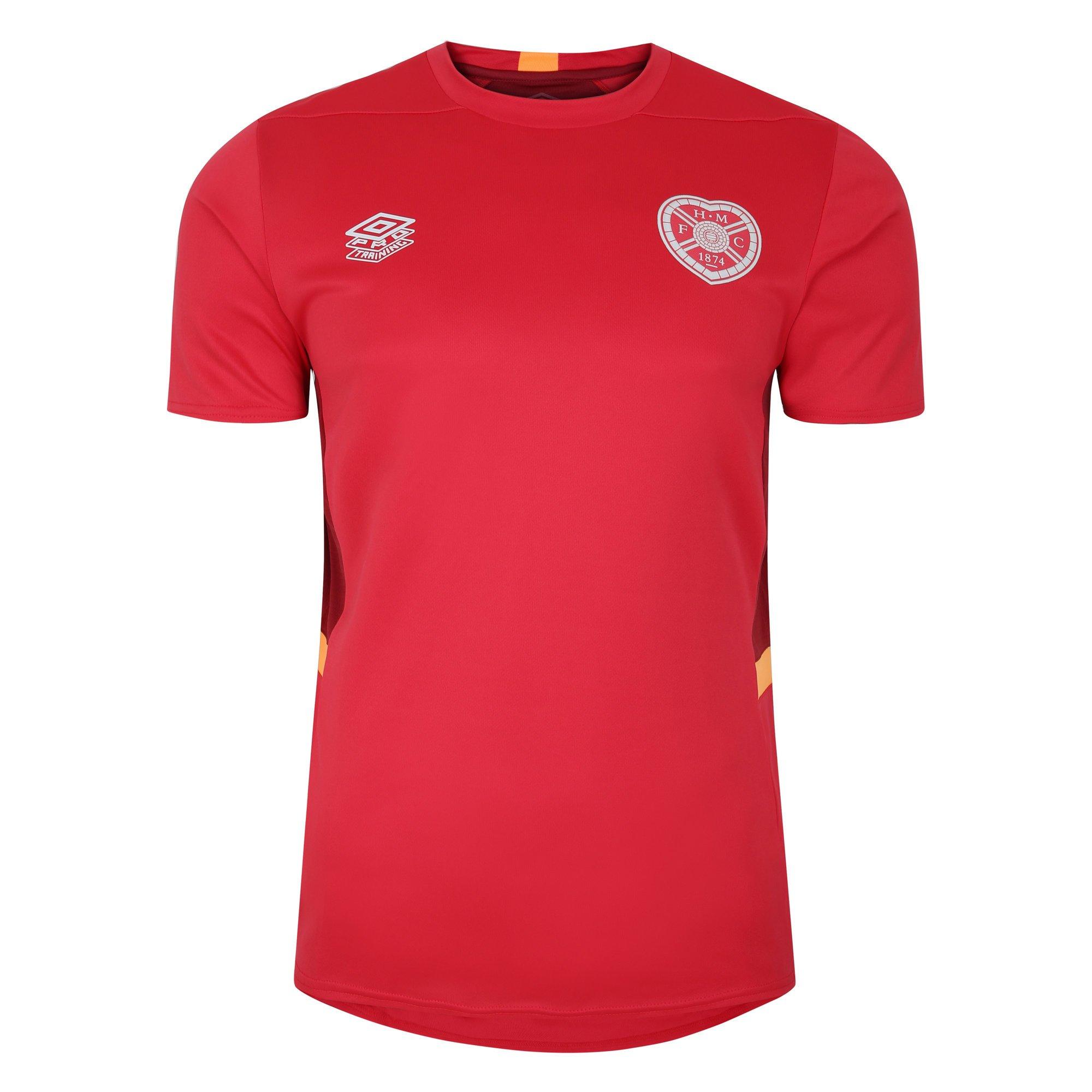 Image of Trikot 2324, Herz Von Midlothian Fc, Training Herren Rot Bunt S