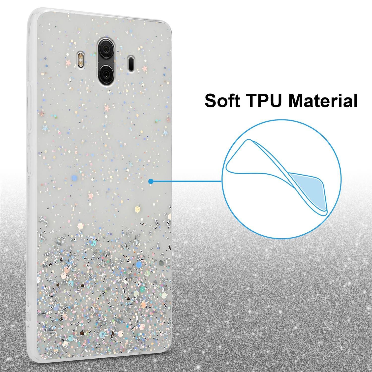 Cadorabo  Housse compatible avec Huawei MATE 10 - Coque de protection en silicone TPU flexible avec paillettes scintillantes 