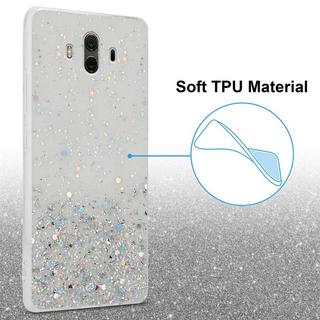 Cadorabo  Hülle für Huawei MATE 10 TPU Silikon mit funkelnden Glitter 