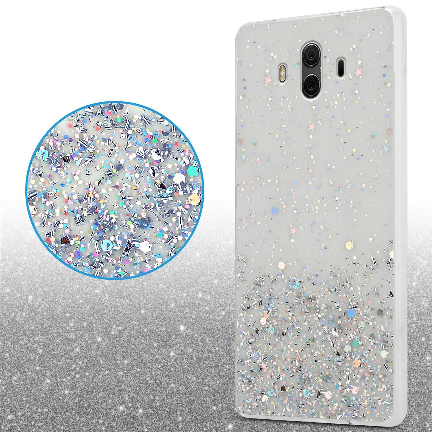 Cadorabo  Housse compatible avec Huawei MATE 10 - Coque de protection en silicone TPU flexible avec paillettes scintillantes 