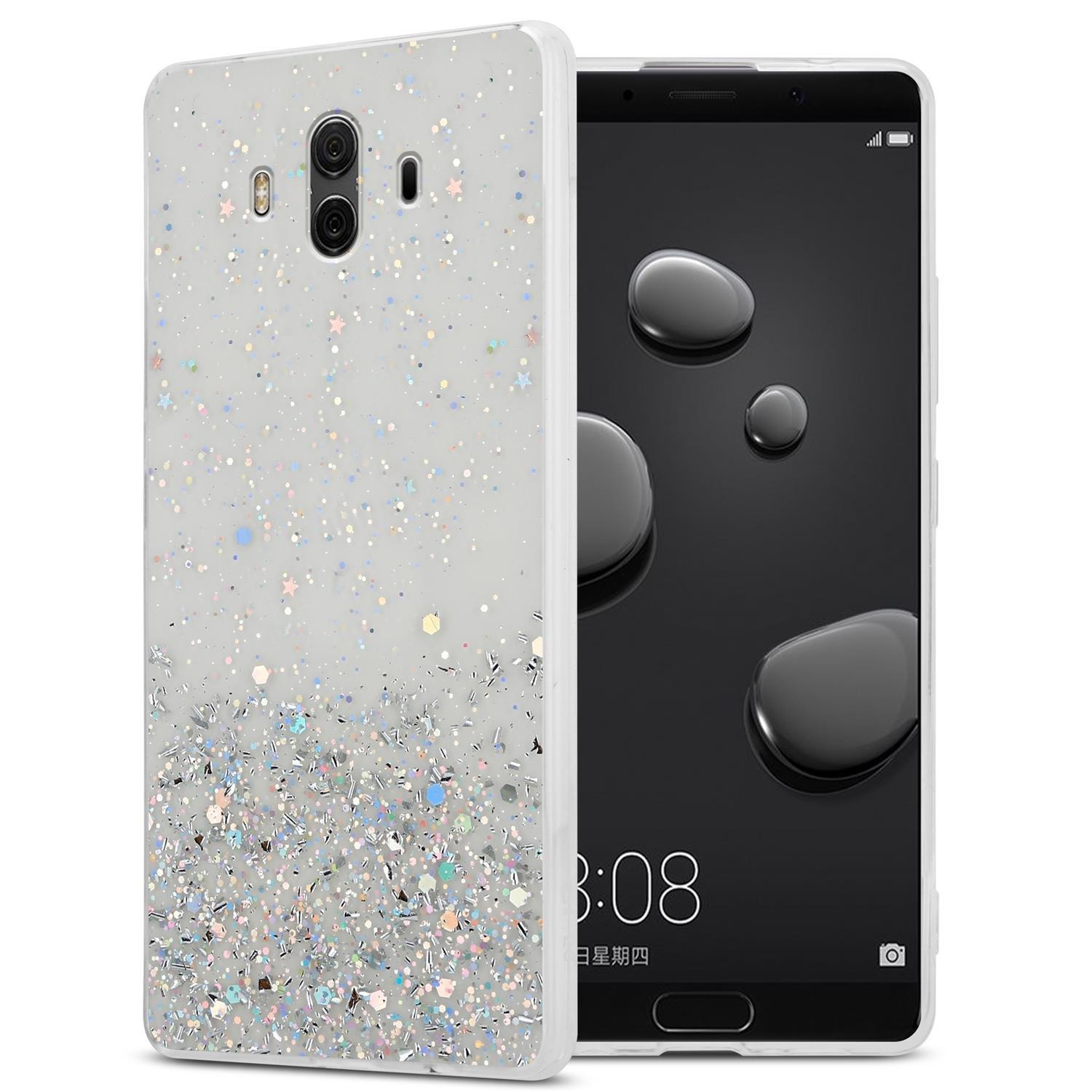 Cadorabo  Housse compatible avec Huawei MATE 10 - Coque de protection en silicone TPU flexible avec paillettes scintillantes 