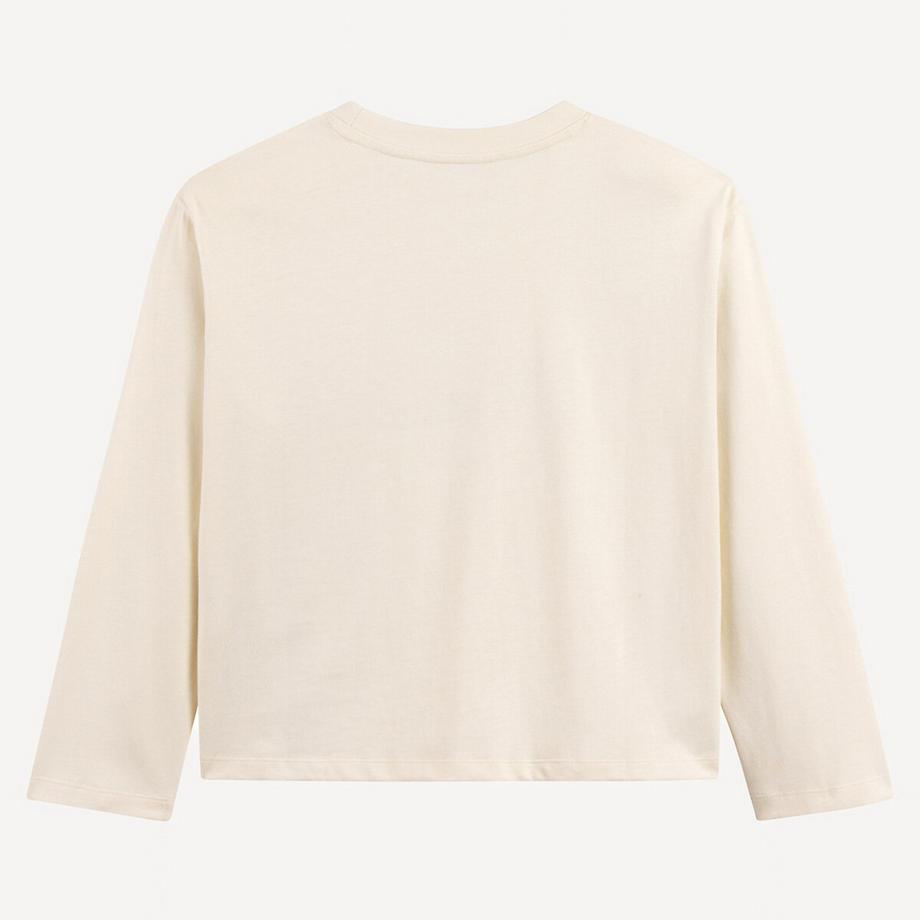 La Redoute Collections  Bedrucktes Langarmshirt mit Pailletten 